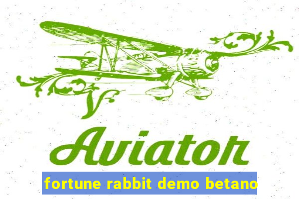 fortune rabbit demo betano